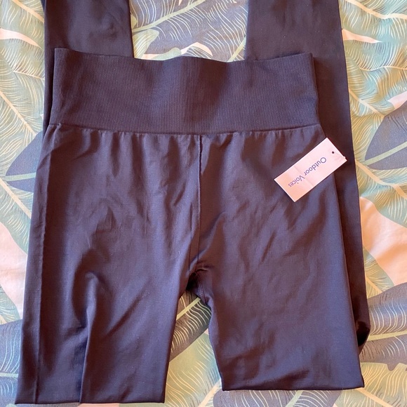 NWT Outdoor Voices Studio Skin Navy Leggings - Picture 4 of 8